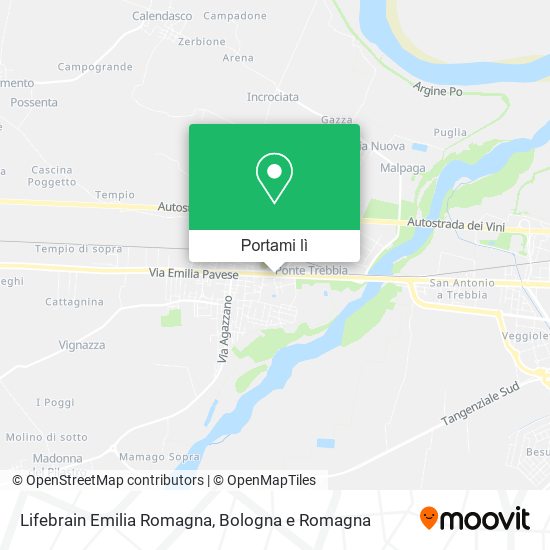 Mappa Lifebrain Emilia Romagna