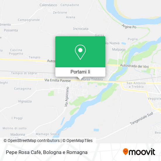 Mappa Pepe Rosa Cafè