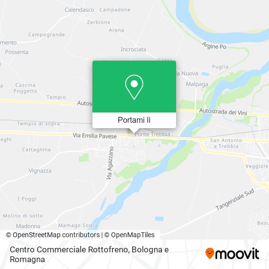 Mappa Centro Commerciale Rottofreno