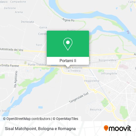Mappa Sisal Matchpoint