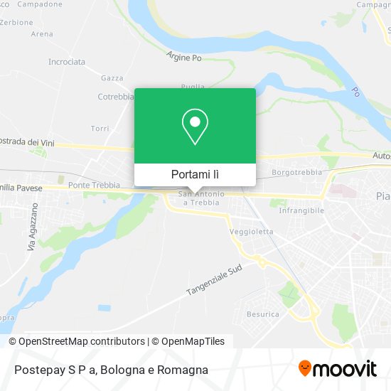 Mappa Postepay S P a