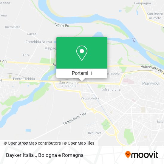 Mappa Bayker Italia .