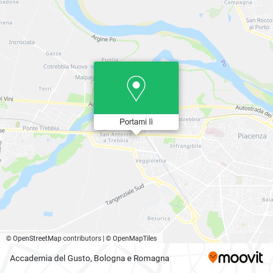 Mappa Accademia del Gusto