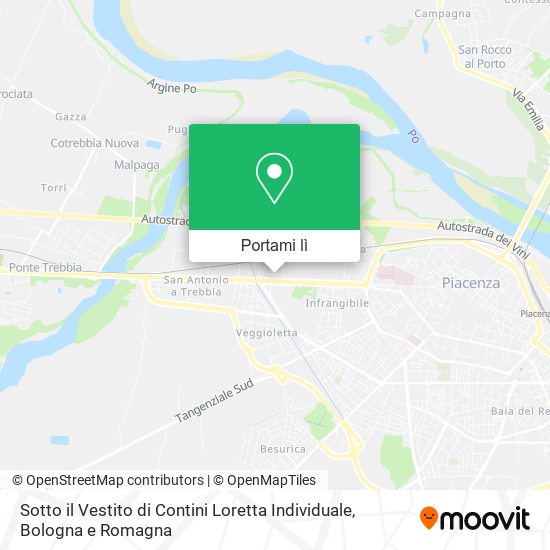 Mappa Sotto il Vestito di Contini Loretta Individuale