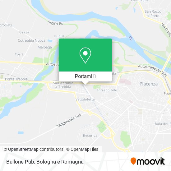 Mappa Bullone Pub