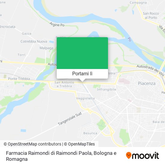 Mappa Farmacia Raimondi di Raimondi Paola