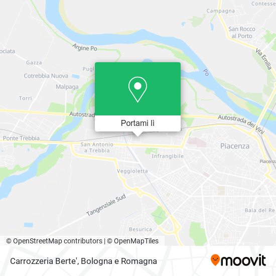 Mappa Carrozzeria Berte'