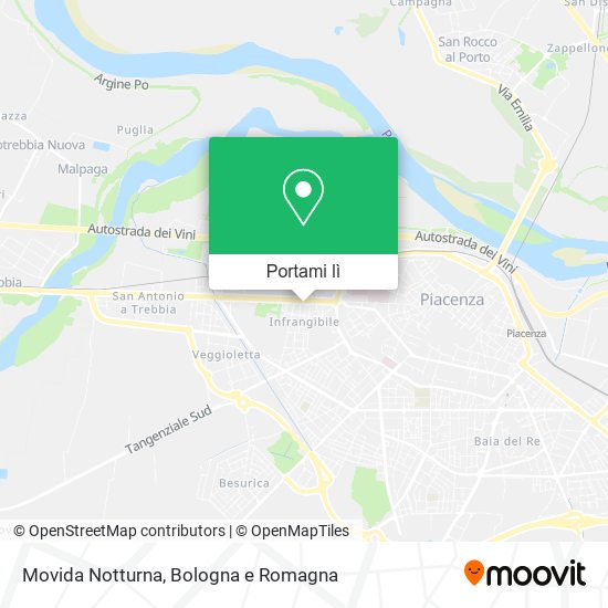 Mappa Movida Notturna
