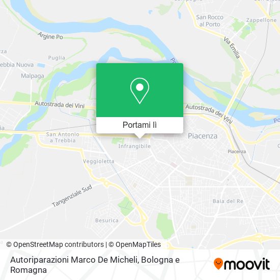 Mappa Autoriparazioni Marco De Micheli