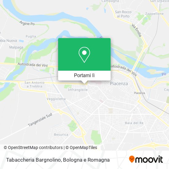 Mappa Tabaccheria Bargnolino