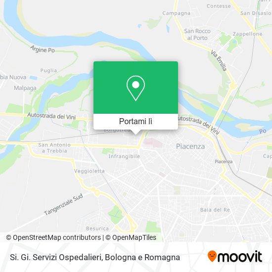 Mappa Si. Gi. Servizi Ospedalieri