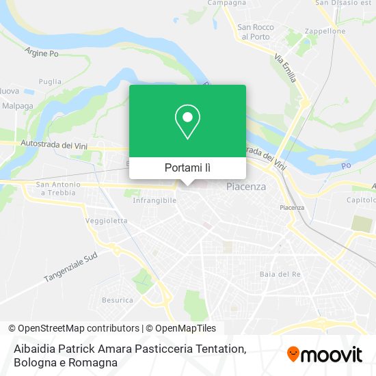 Mappa Aibaidia Patrick Amara Pasticceria Tentation