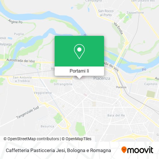 Mappa Caffetteria Pasticceria Jesi
