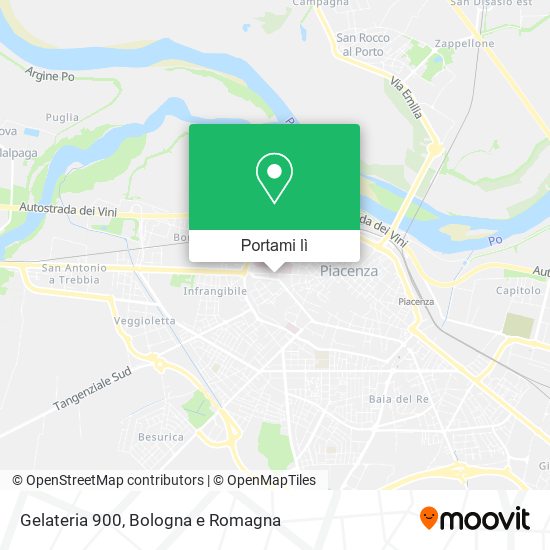 Mappa Gelateria 900