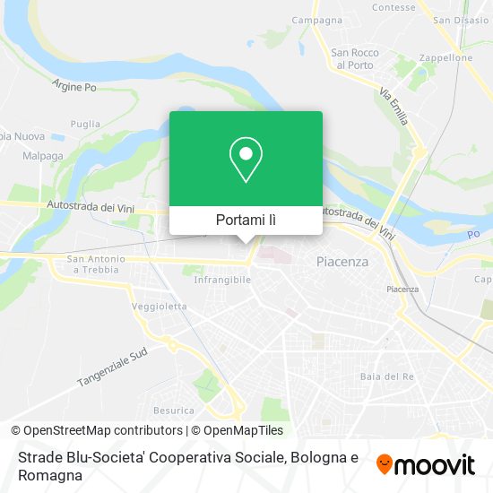 Mappa Strade Blu-Societa' Cooperativa Sociale