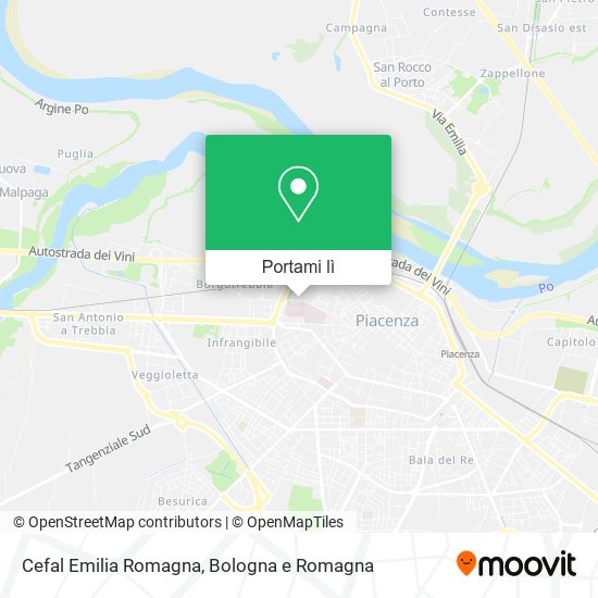 Mappa Cefal Emilia Romagna