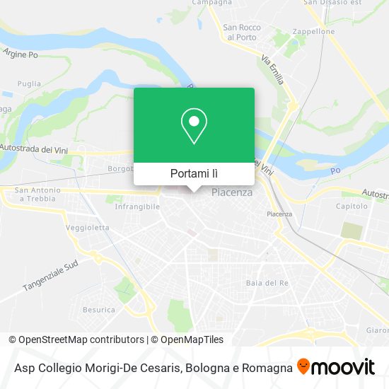 Mappa Asp Collegio Morigi-De Cesaris