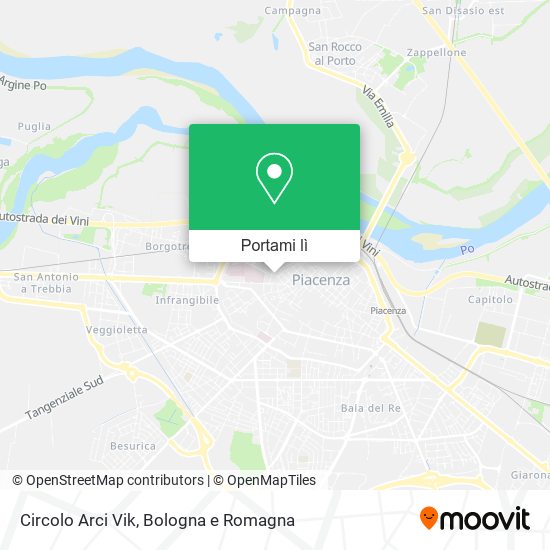 Mappa Circolo Arci Vik