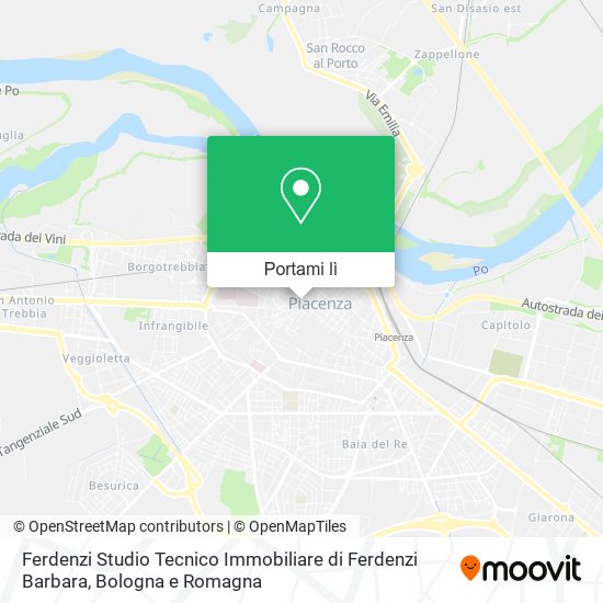 Mappa Ferdenzi Studio Tecnico Immobiliare di Ferdenzi Barbara