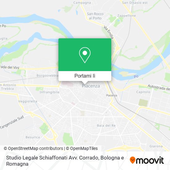 Mappa Studio Legale Schiaffonati Avv. Corrado