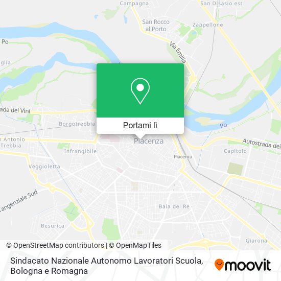 Mappa Sindacato Nazionale Autonomo Lavoratori Scuola