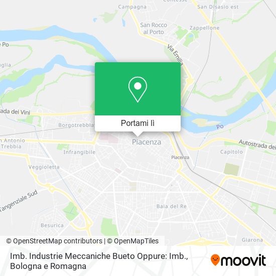 Mappa Imb. Industrie Meccaniche Bueto Oppure: Imb.