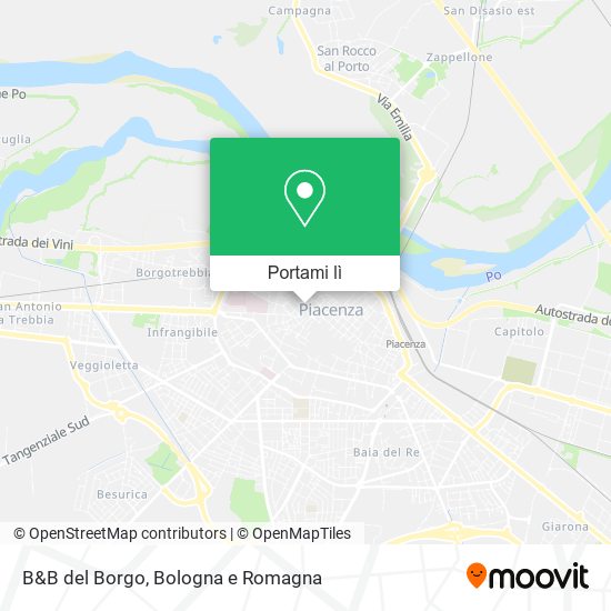 Mappa B&B del Borgo