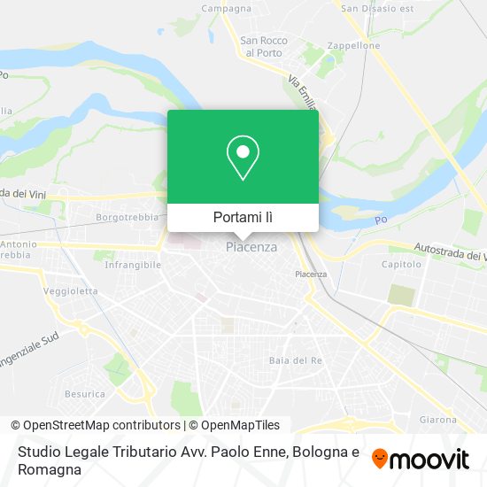 Mappa Studio Legale Tributario Avv. Paolo Enne