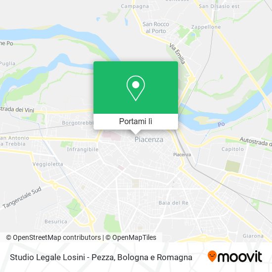 Mappa Studio Legale Losini - Pezza