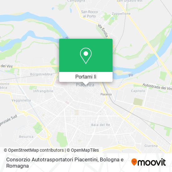 Mappa Consorzio Autotrasportatori Piacentini