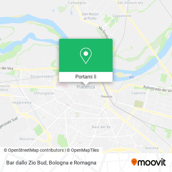 Mappa Bar dallo Zio Bud