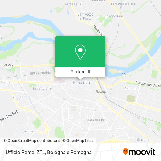 Mappa Ufficio Pemei ZTL
