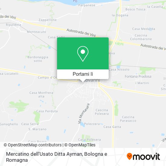 Mappa Mercatino dell'Usato Ditta Ayman