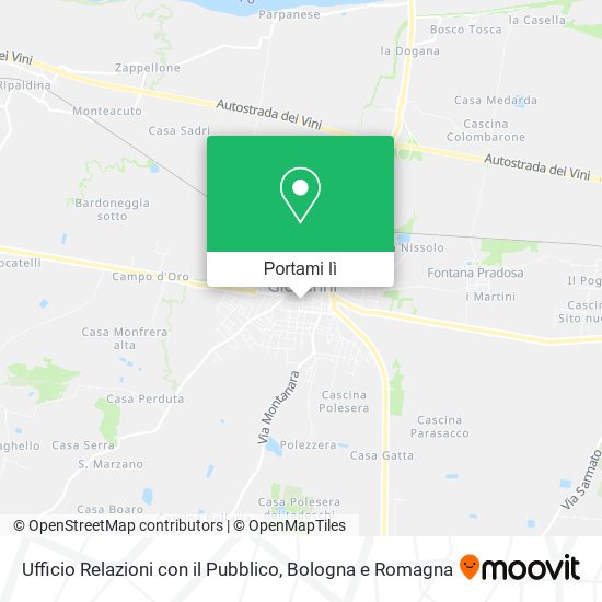 Mappa Ufficio Relazioni con il Pubblico