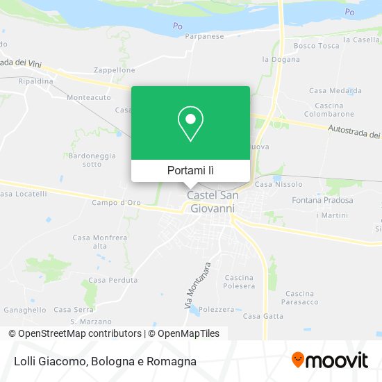 Mappa Lolli Giacomo