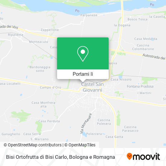 Mappa Bisi Ortofrutta di Bisi Carlo