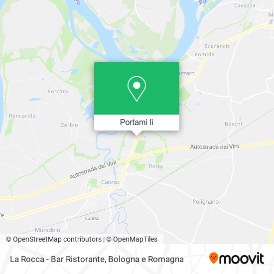Mappa La Rocca - Bar Ristorante