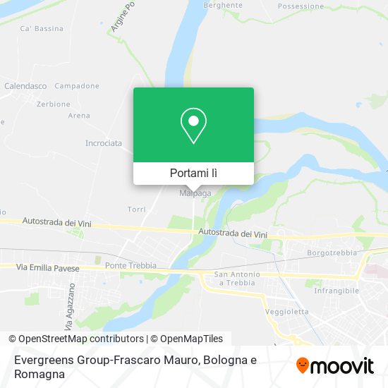Mappa Evergreens Group-Frascaro Mauro
