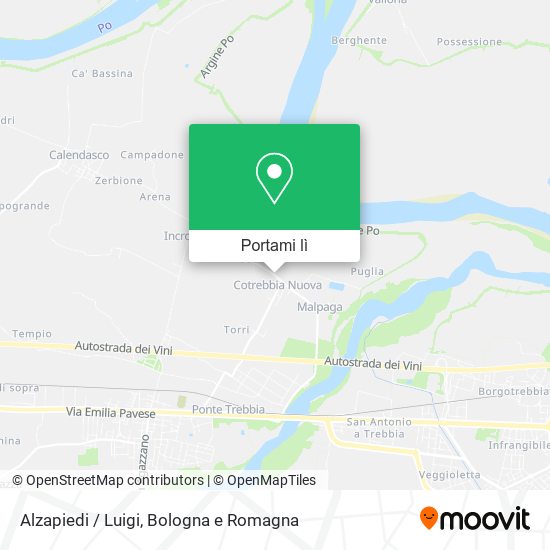 Mappa Alzapiedi / Luigi