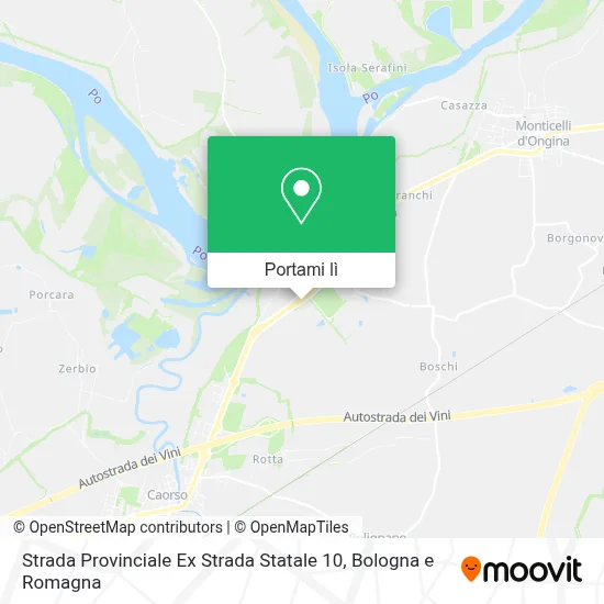Mappa Strada Provinciale Ex Strada Statale 10