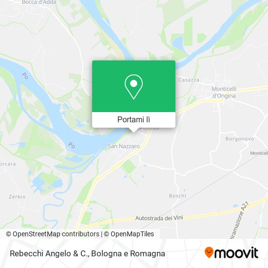 Mappa Rebecchi Angelo & C.