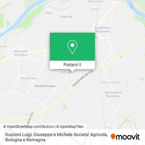 Mappa Guzzoni Luigi, Giuseppe e Michele Societa' Agricola