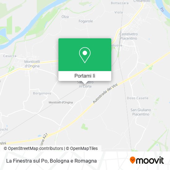 Mappa La Finestra sul Po