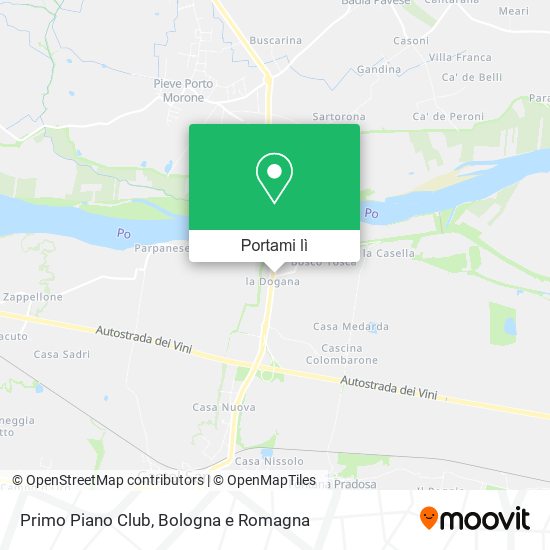 Mappa Primo Piano Club