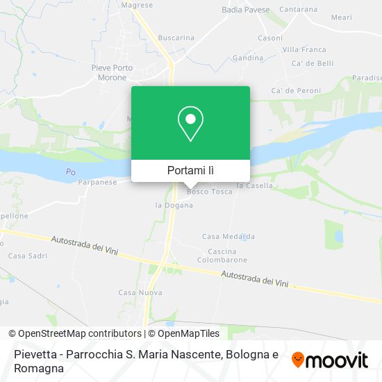 Mappa Pievetta - Parrocchia S. Maria Nascente
