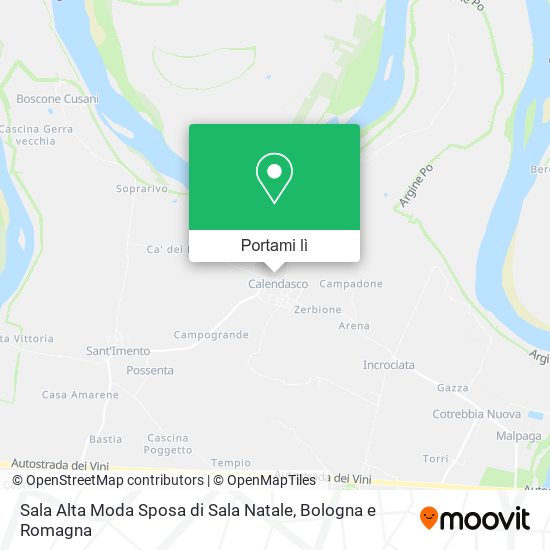 Mappa Sala Alta Moda Sposa di Sala Natale