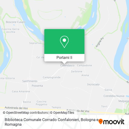 Mappa Biblioteca Comunale Corrado Confalonieri