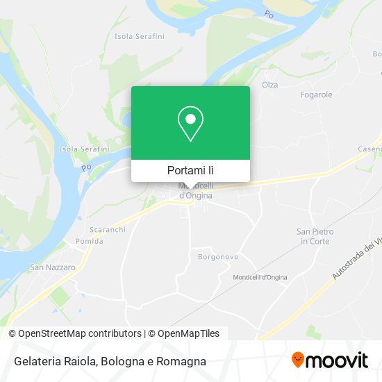 Mappa Gelateria Raiola