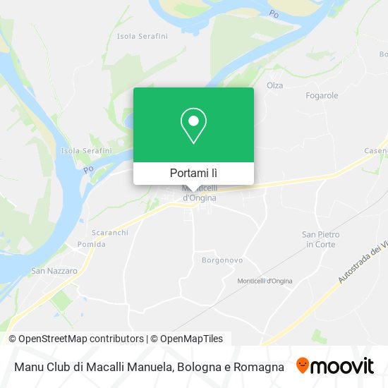 Mappa Manu Club di Macalli Manuela
