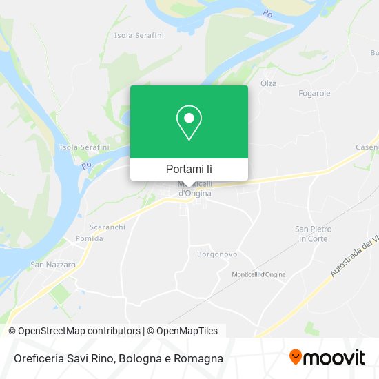 Mappa Oreficeria Savi Rino